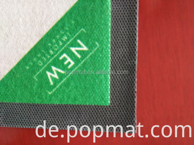 Umweltfreundliche Gummi-Bier-Bar mit Logo mit Non-Woven-Stoffmarke Markenmarke